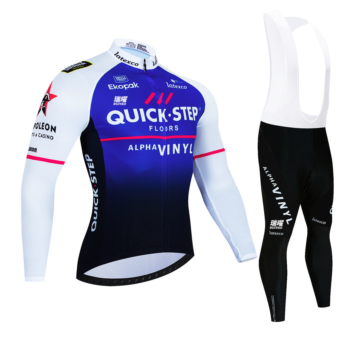 Quick step - Long sleeved pro cycling kit