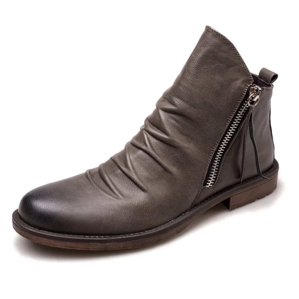 Niels™ | Chelsea boots i läder