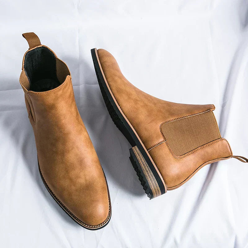 Kayden™ | Chelsea boots i läder