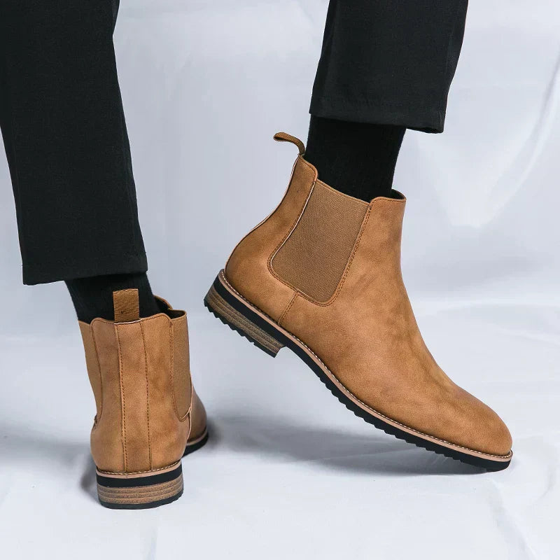 Kayden™ | Chelsea boots i läder