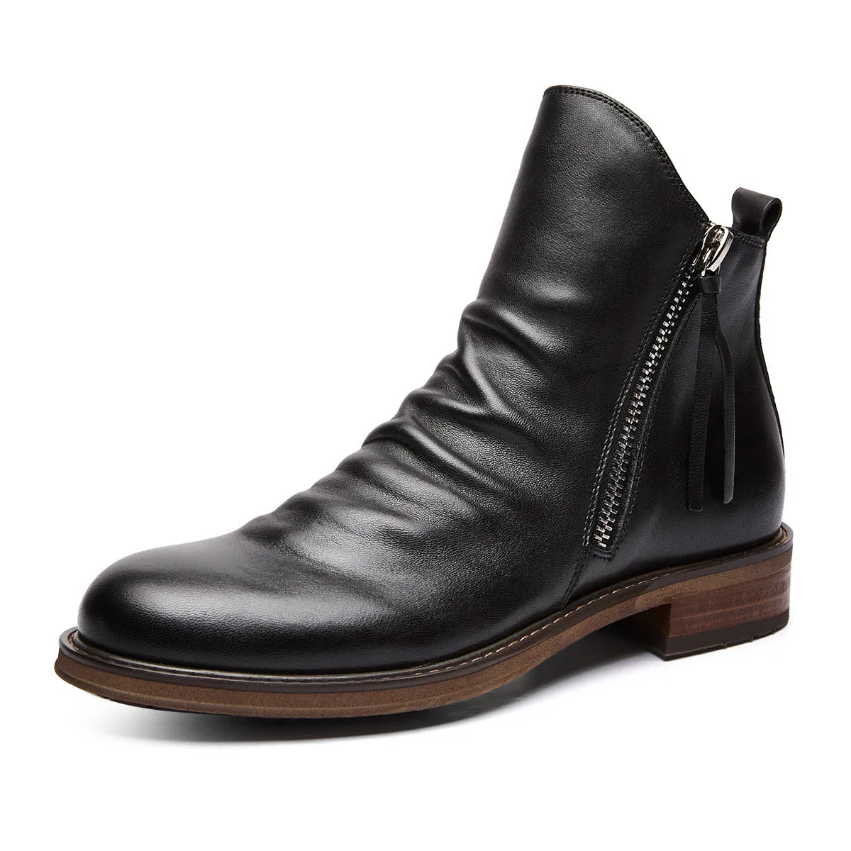 Niels™ | Chelsea boots i läder