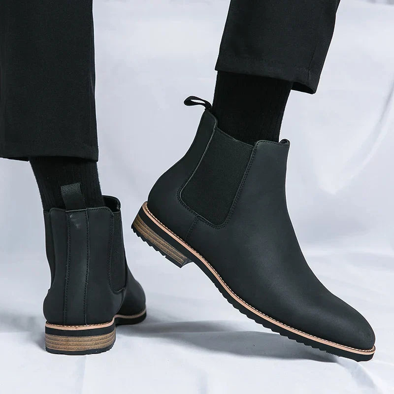 Kayden™ | Chelsea boots i läder