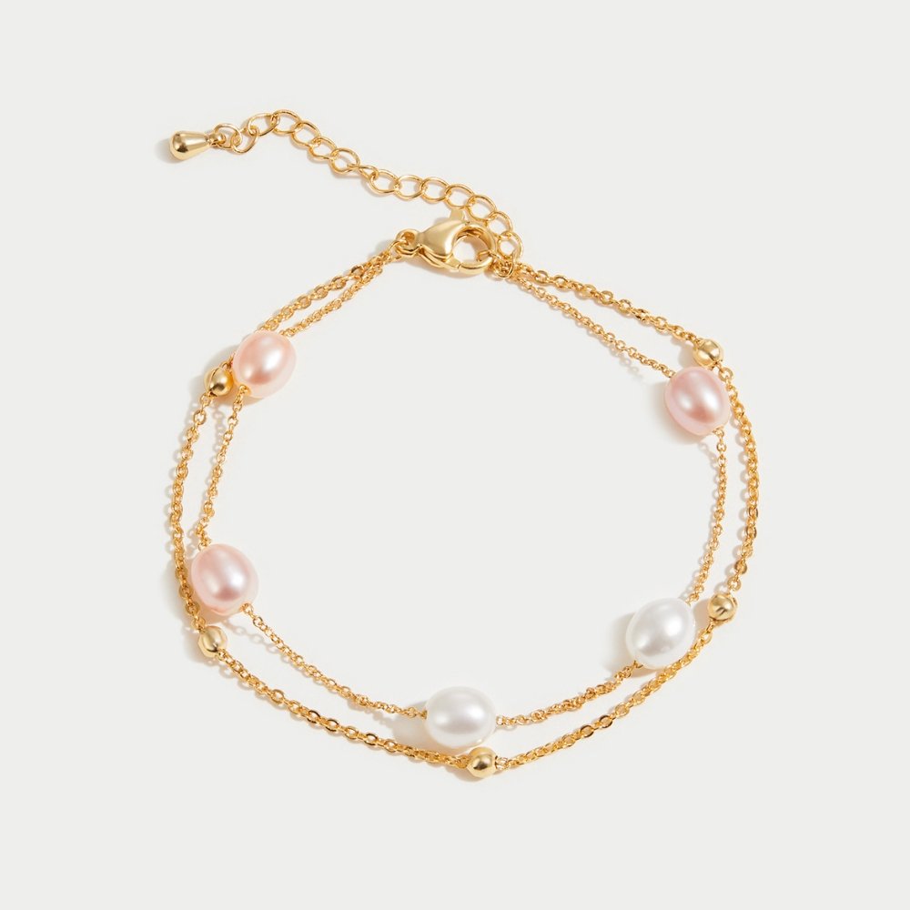 Freshwater Pearl Layered Bracelet