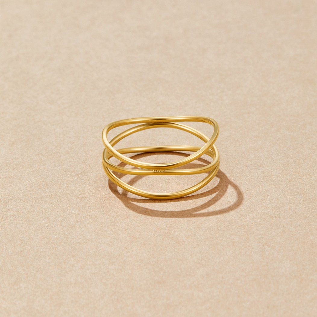 Gold Infinity Loop Ring