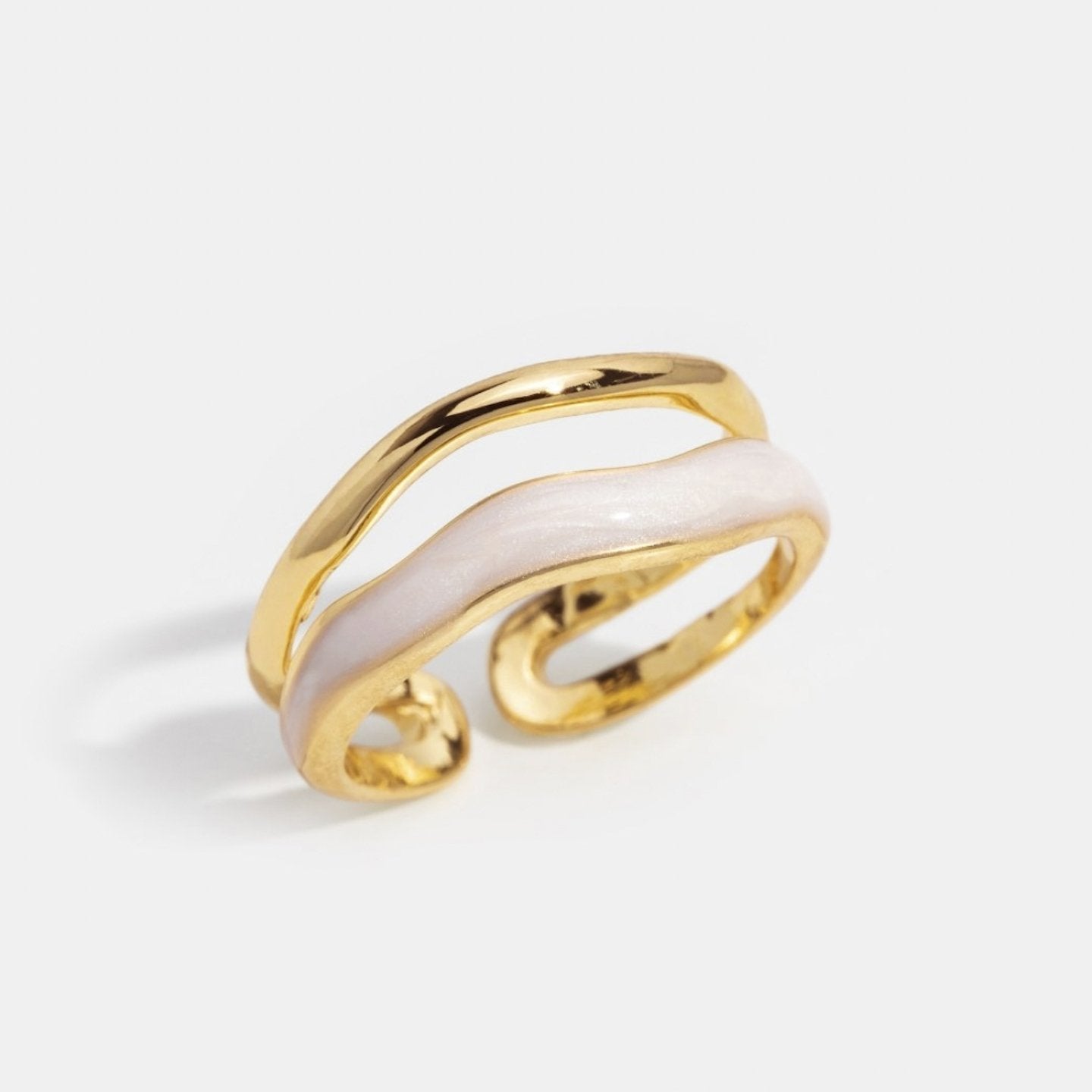 Layered Sahara Gold Ring