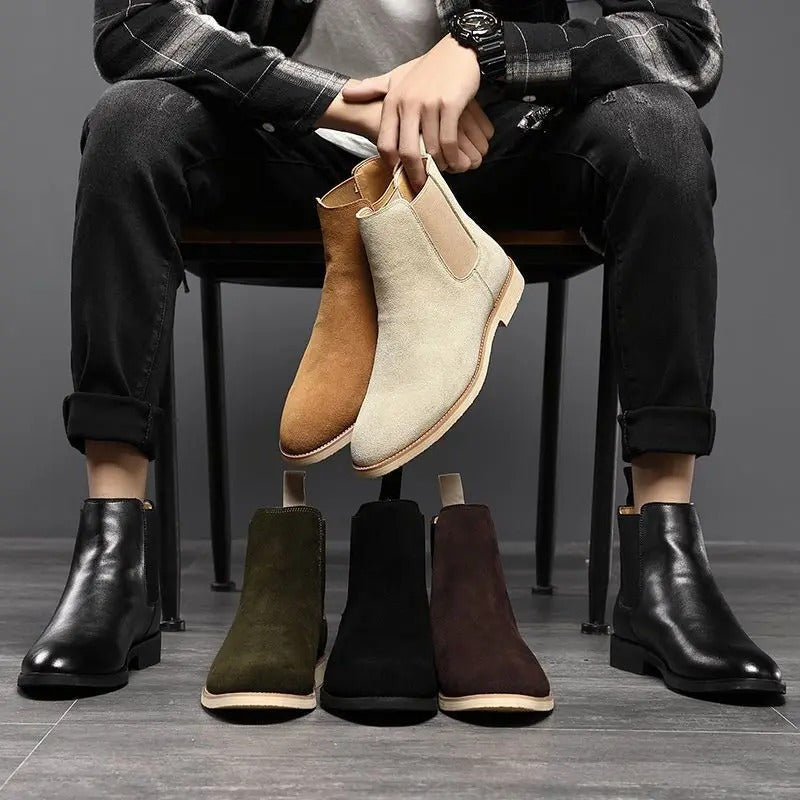 Armendo™ | Chelsea boots i mocka