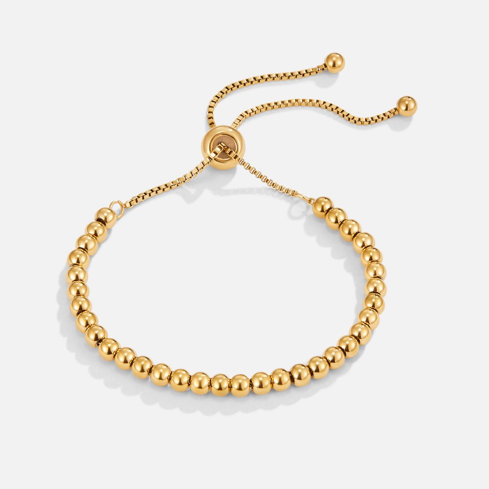 Niloya Beaded Gold Bracelet