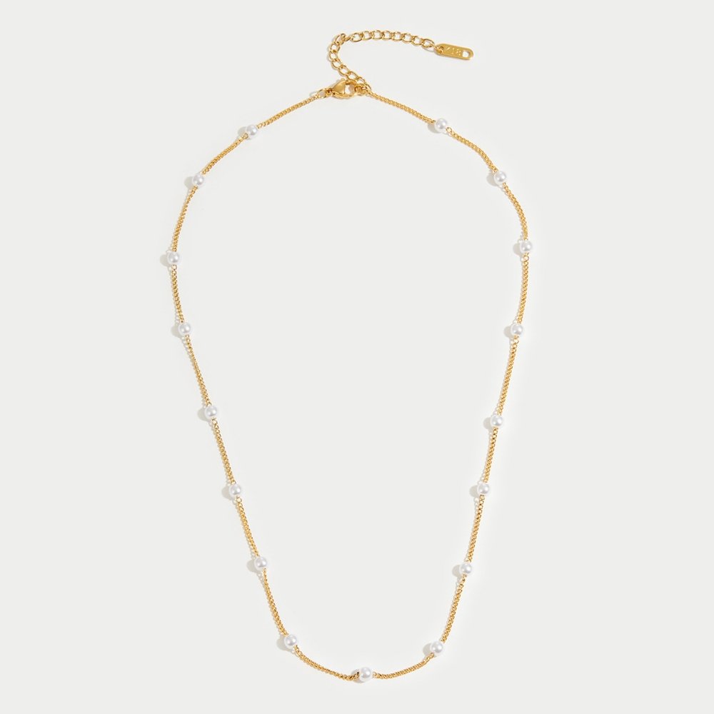 Nura Pearl 18K Gold Necklace