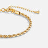 Twisted 18K Gold Bracelet